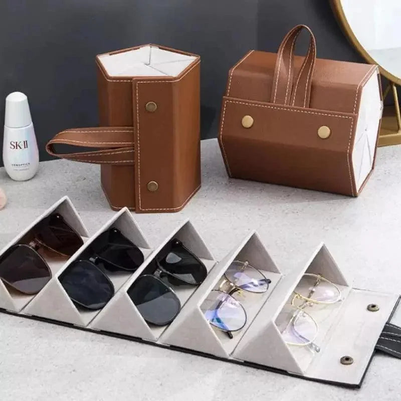 6-slot padded eyewear organiser