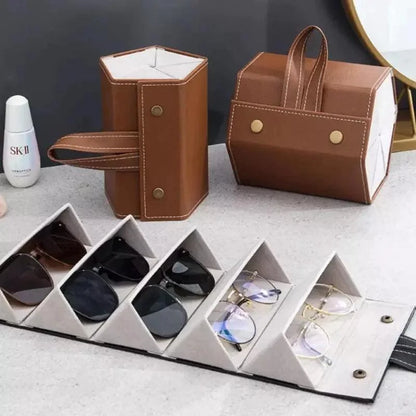 6-slot padded eyewear organiser