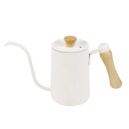 600ml Stainless Steel Gooseneck Kettle with Walnut Handle – view 5