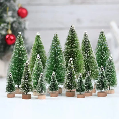 8-Piece Mini Christmas Tree Set – 3 Colours