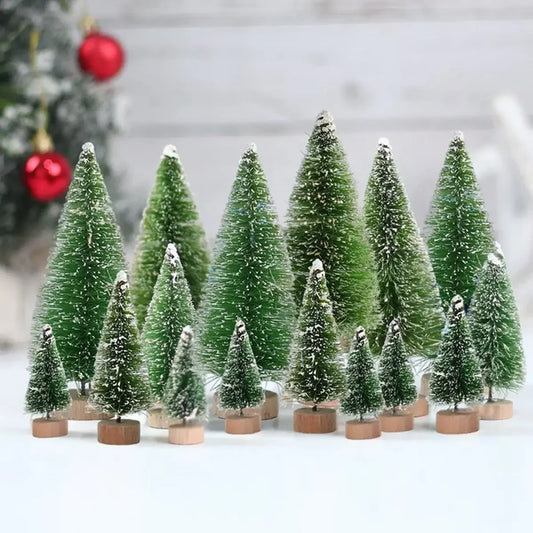 8-Piece Mini Christmas Tree Set – 3 Colours