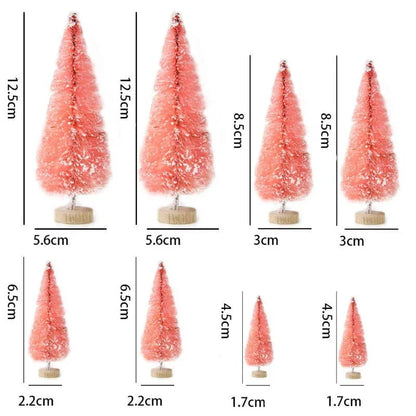 8-Piece Mini Christmas Tree Set – 3 Colours – view 5
