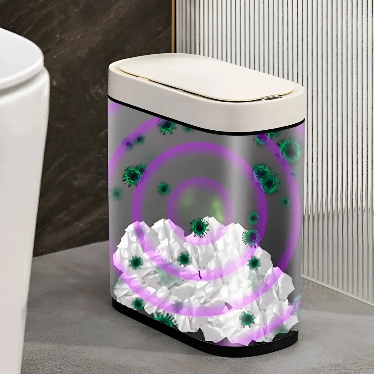8L Touchless Motion Sensor Waste Bin – view 8