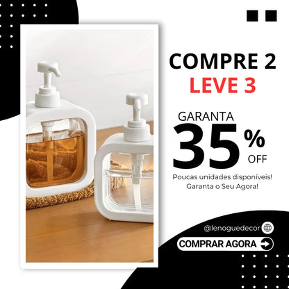 ABS liquid soap dispenser – view 4