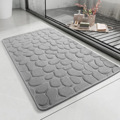 Absorbent Cotton Non-Slip Bathroom Mat – view 4