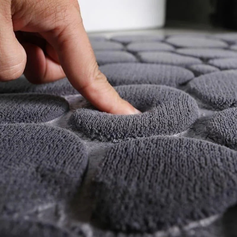 Absorbent Cotton Non-Slip Bathroom Mat – view 5