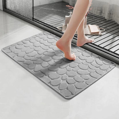 Absorbent Cotton Non-Slip Bathroom Mat – view 10