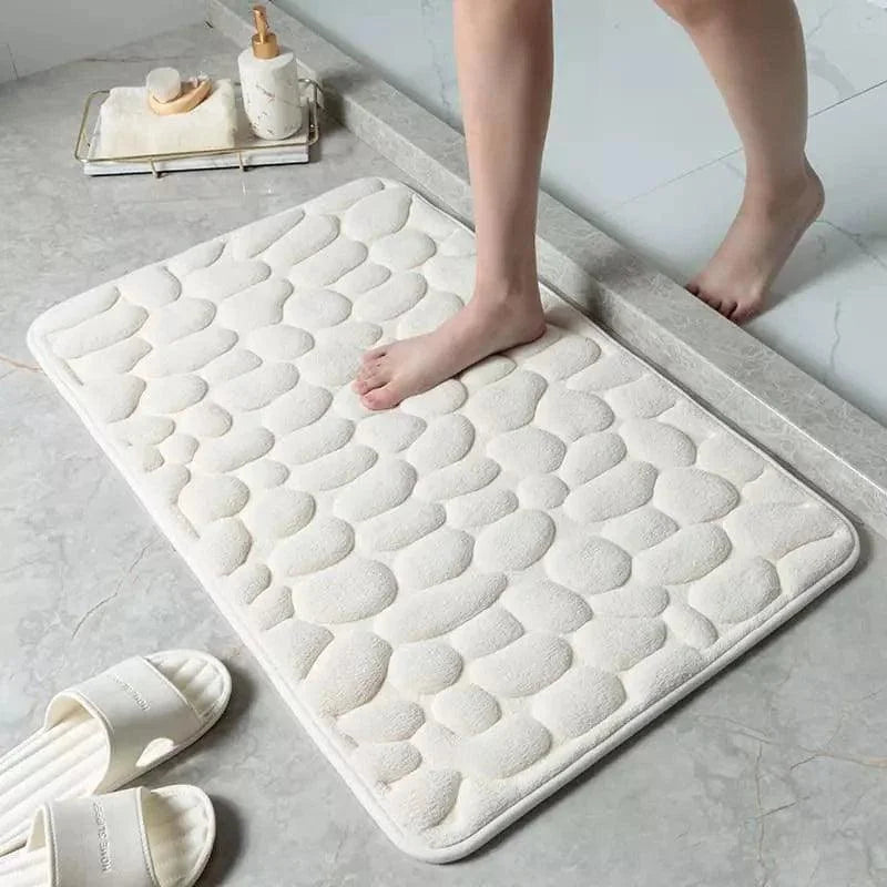 Absorbent Cotton Non-Slip Bathroom Mat – view 12