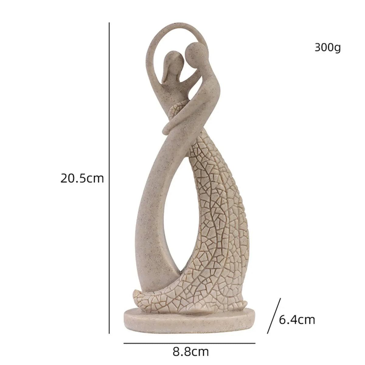 Abstract Couple Table Sculpture – view 7