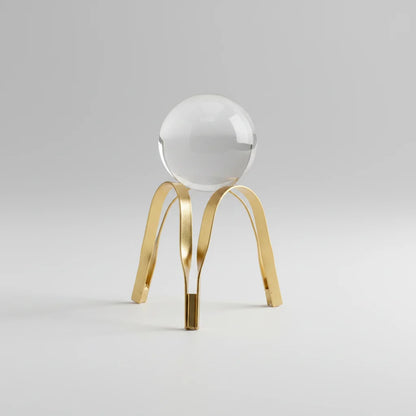 Abstract Iron & Glass Decorative Sculpture – view 6