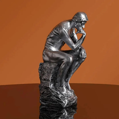 Abstract Thinker Resin Sculpture – view 4