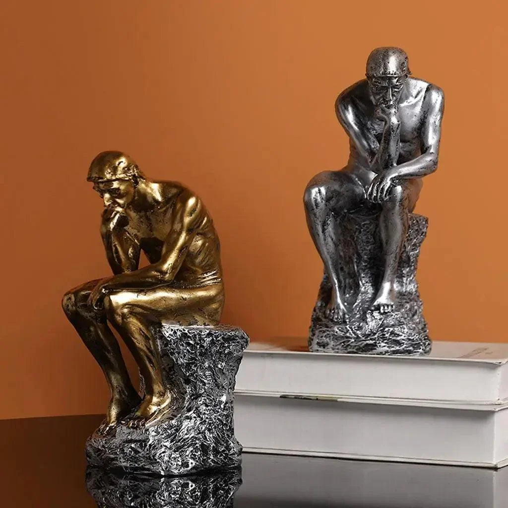 Abstract Thinker Resin Sculpture – view 6