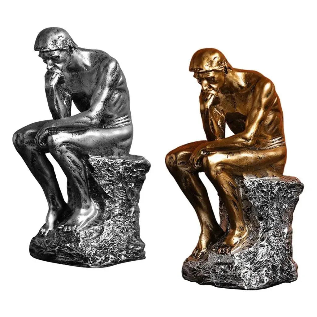 Abstract Thinker Resin Sculpture – view 10