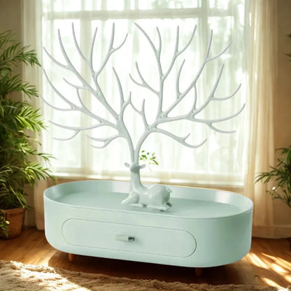 Acrylic Tree Jewellery Organiser with Drawer – view 4