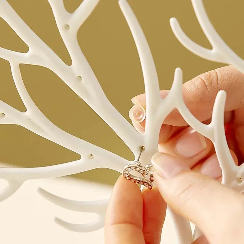 Acrylic Tree Jewellery Organiser with Drawer – view 5