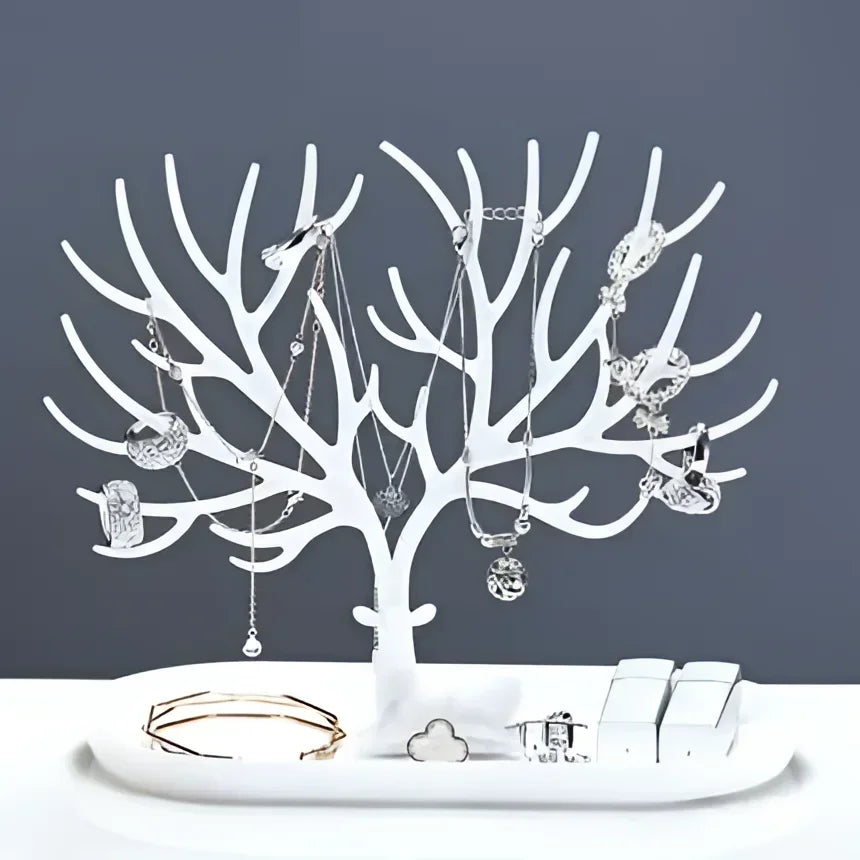 Acrylic Tree Jewellery Organiser with Drawer – view 7