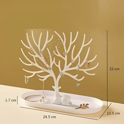 Acrylic Tree Jewellery Organiser with Drawer – view 10