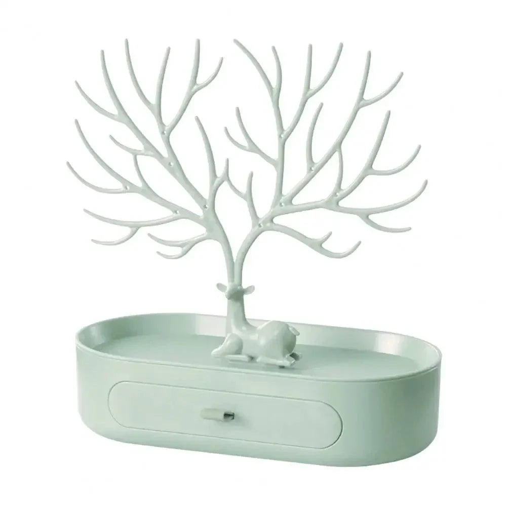 Acrylic Tree Jewellery Organiser with Drawer – view 11