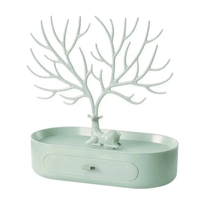 Acrylic Tree Jewellery Organiser with Drawer – view 11