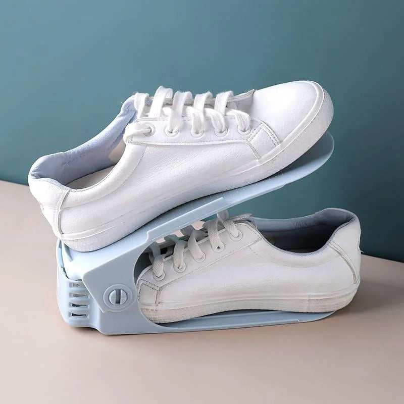 Adjustable shoe space-saving organisers set of 6 – view 5