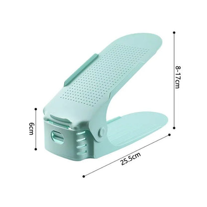 Adjustable shoe space-saving organisers set of 6 – view 16