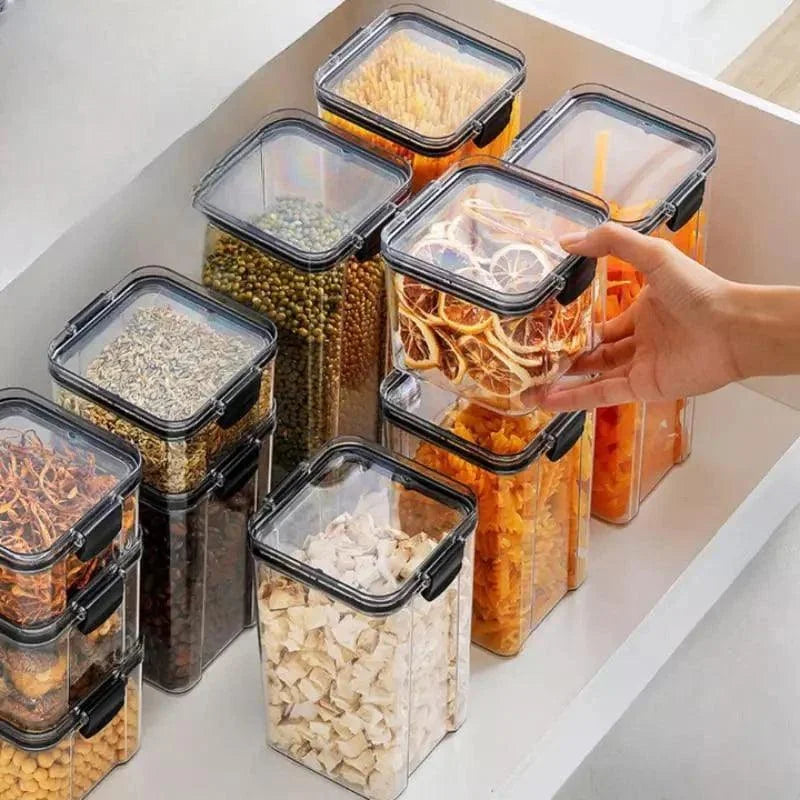 Airtight clear food storage container sets – view 5