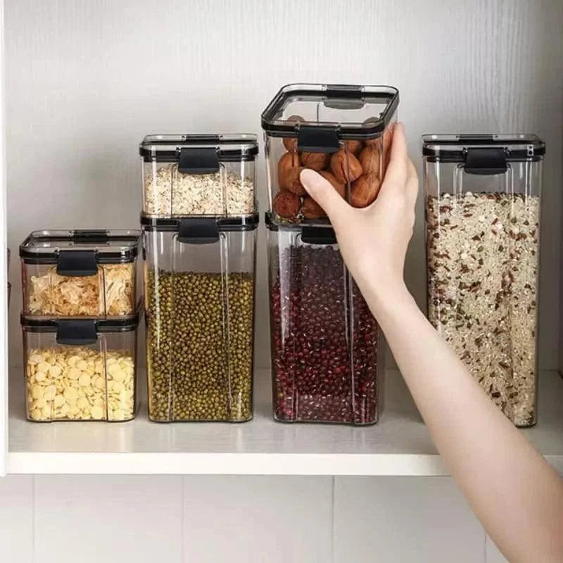 Airtight clear food storage container sets – view 7