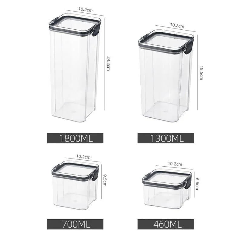 Airtight clear food storage container sets – view 16