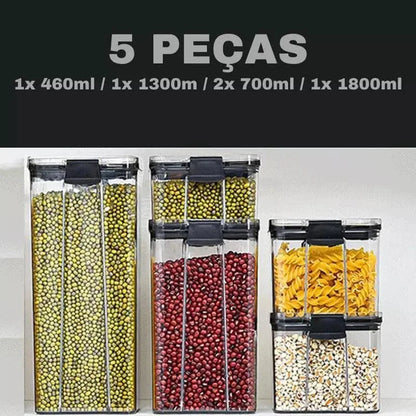 Airtight clear food storage container sets – view 17