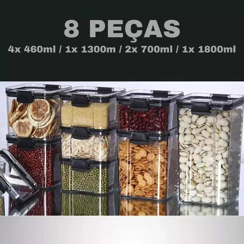 Airtight clear food storage container sets – view 19