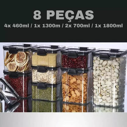 Airtight clear food storage container sets – view 19