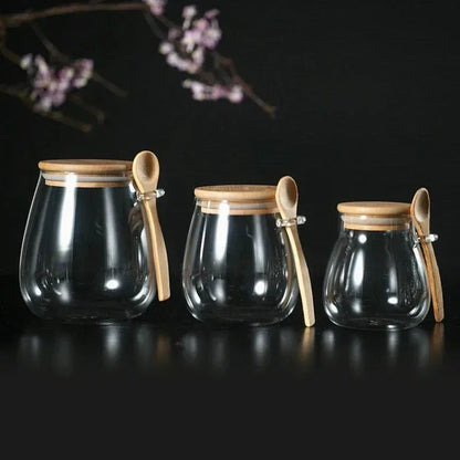 Airtight Glass Pantry Storage Jar – view 2
