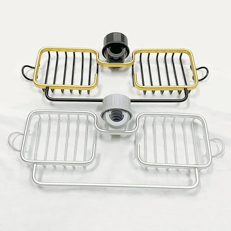Aluminium kitchen sink caddy and sponge holder – view 7