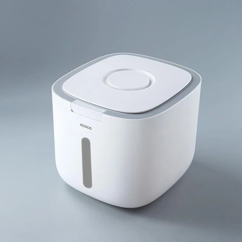 Automatic-lid dry food storage container – view 8