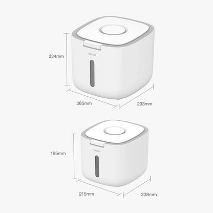 Automatic-lid dry food storage container – view 11