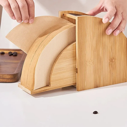 Bamboo Coffee Filter Holder – view 2