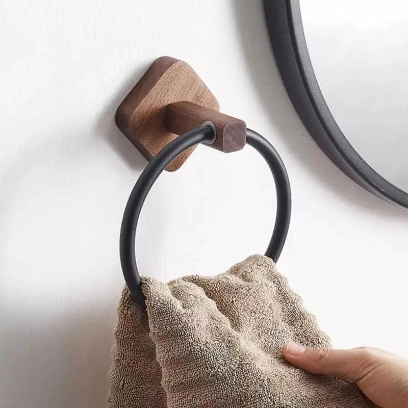 Bathroom corner shelf and towel ring collection – view 3