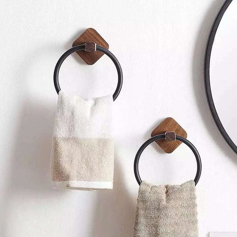 Bathroom corner shelf and towel ring collection – view 4