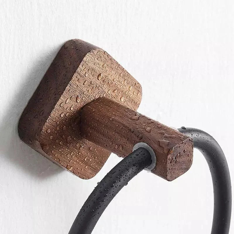 Bathroom corner shelf and towel ring collection – view 5