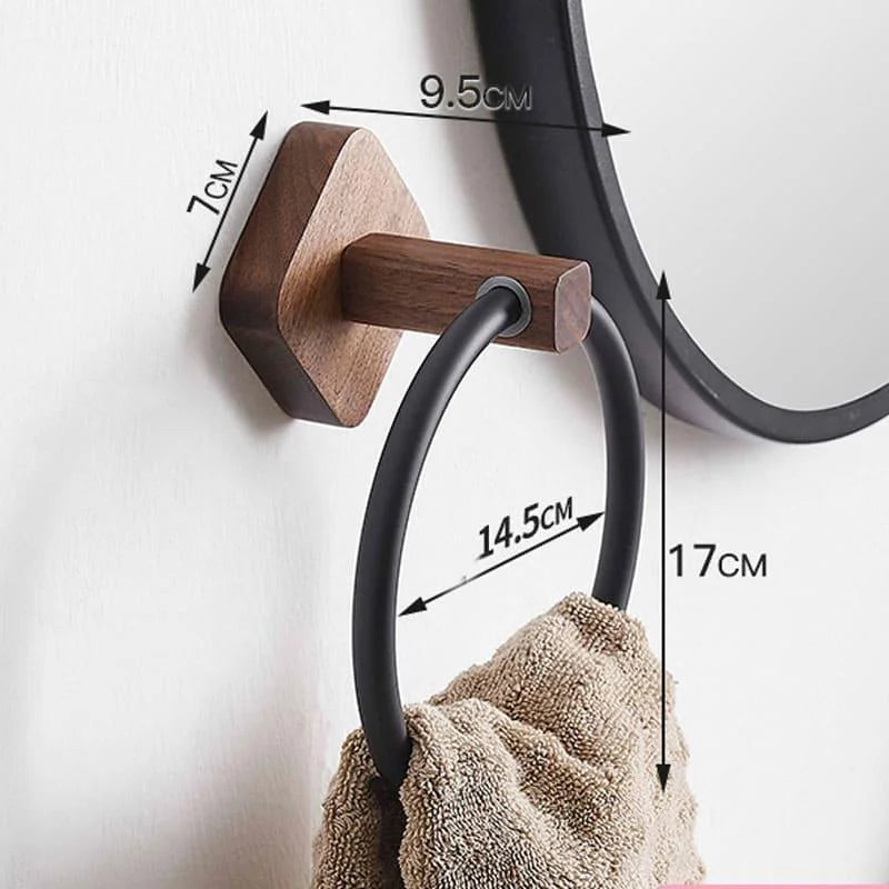 Bathroom corner shelf and towel ring collection – view 11