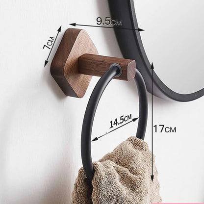 Bathroom corner shelf and towel ring collection – view 11