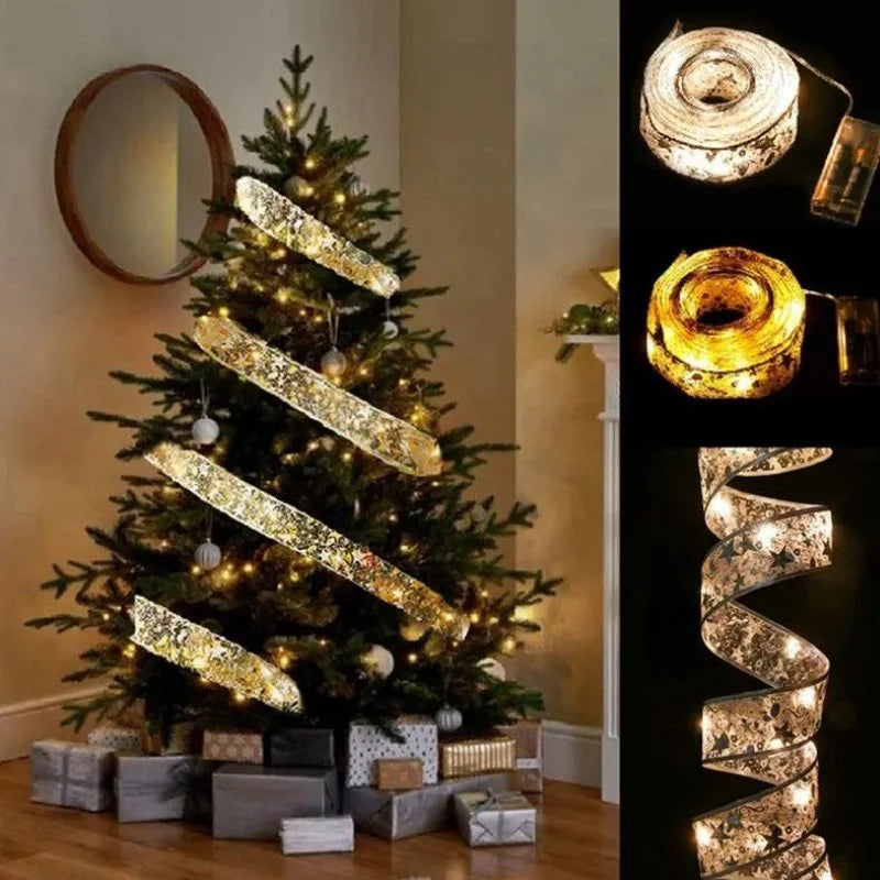 Battery-Powered Christmas Decorative Light Ribbon – view 3