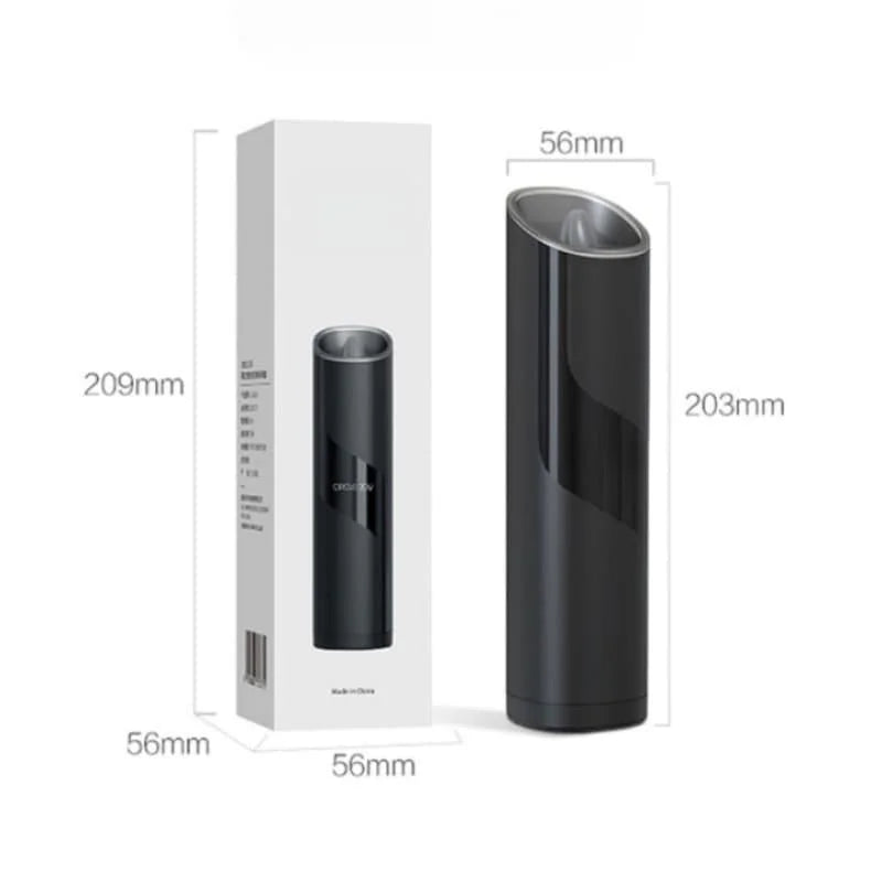 Battery-powered stainless steel pepper and spice grinder – view 11