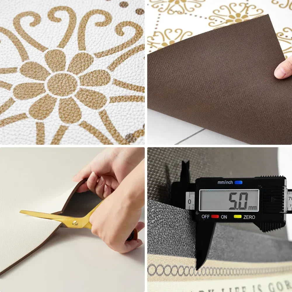 Beige Absorbent Non-Slip Kitchen & Bath Mat – view 5