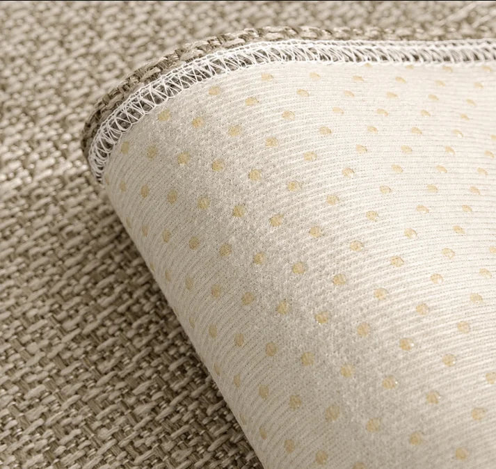 Beige Extra-Weight Cotton-Linen Sofa Protector – view 3