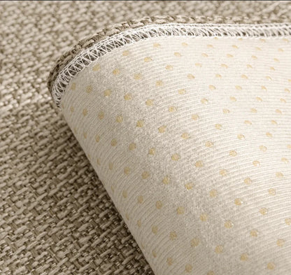 Beige Extra-Weight Cotton-Linen Sofa Protector – view 3