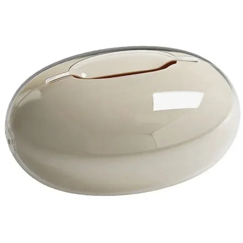 Beige Stone-Look Tissue Box Cover – view 2