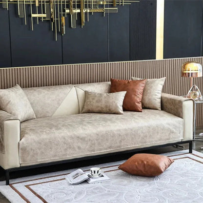 Beige Water- & Scratch-Resistant Sofa Protector – view 10