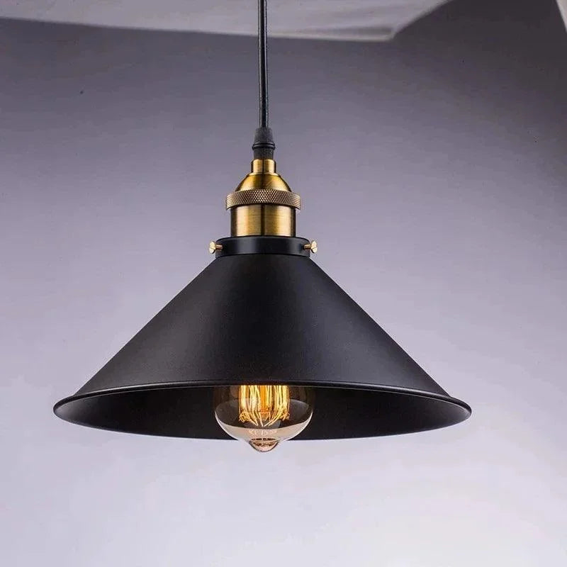 Black Iron Nordic Vintage Pendant Light