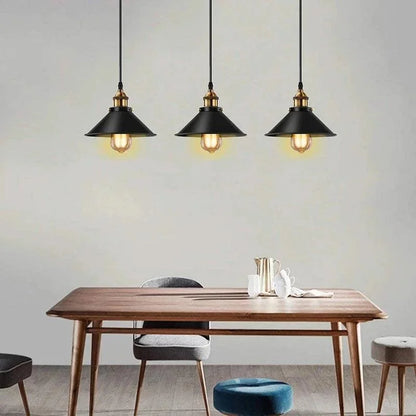 Black Iron Nordic Vintage Pendant Light – view 9